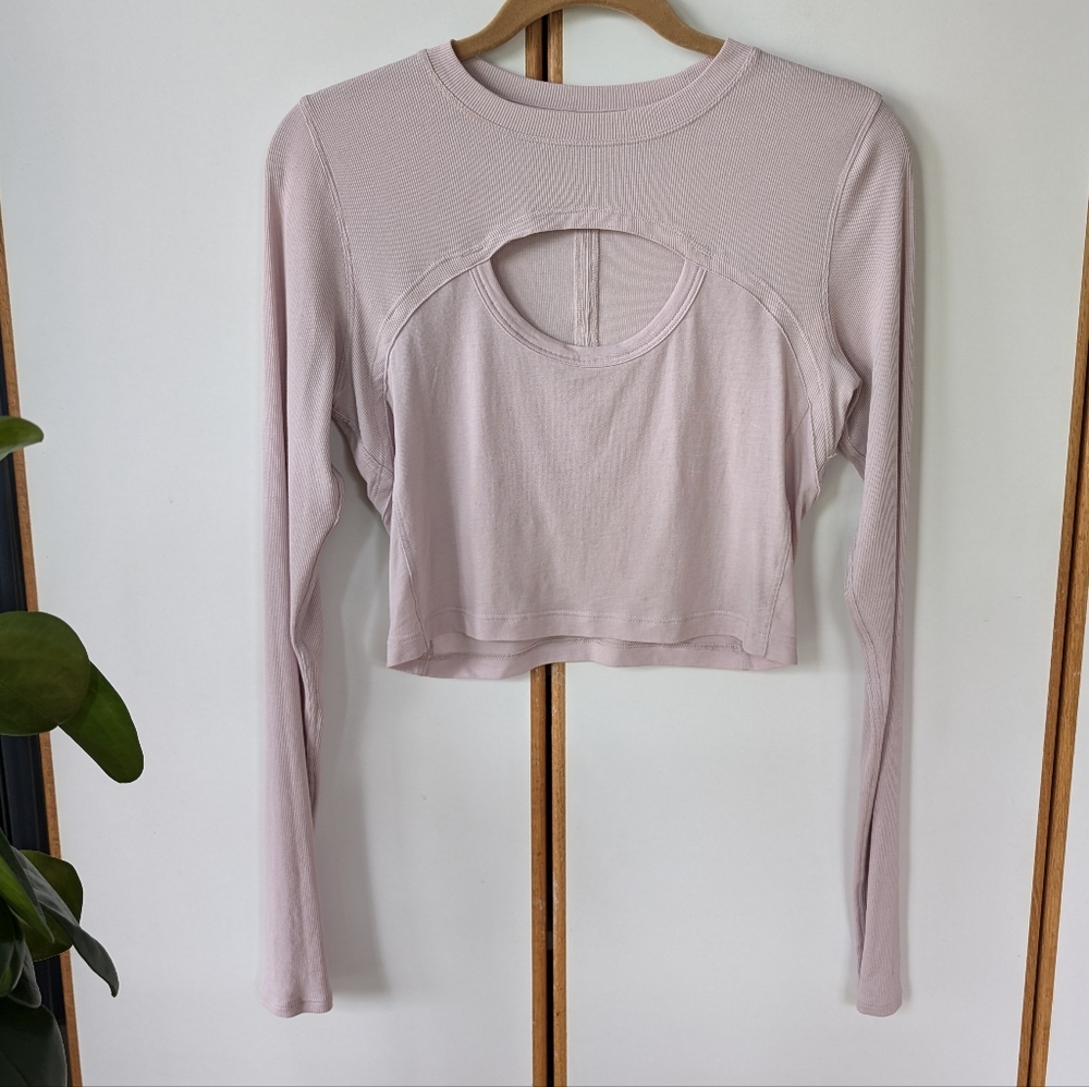 NWOT Lululemon Better Best Long Sleeve Top 6 Porcelain Pink - Picture 9 of 12